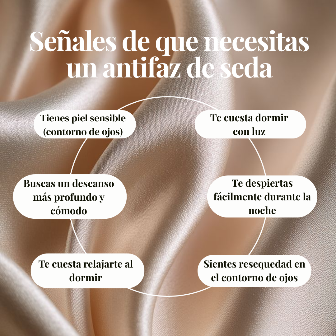 Antifaz de Seda Ajustable